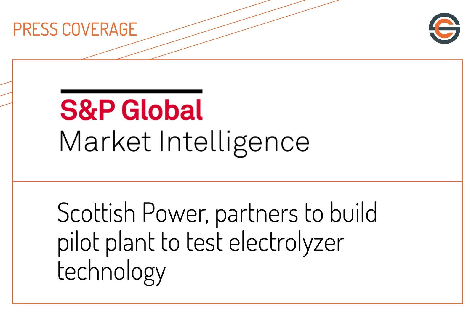 ScottishPower and Supercritical partnership – pilot plant for high-pressure green hydrogen production